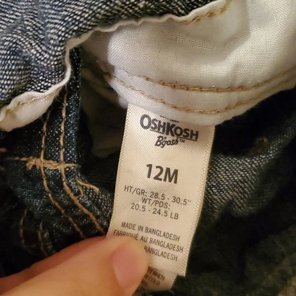 OshKosh baby denim overwall - Picture 4 of 4